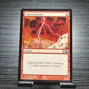 Mtg Lightning‎ Bolt *M11 - Played*